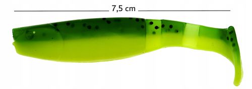 GUMA Kopyto 7,5 cm / 5 g przynęta gumowa na szczupaka okonia suma sandacza na Arena.pl