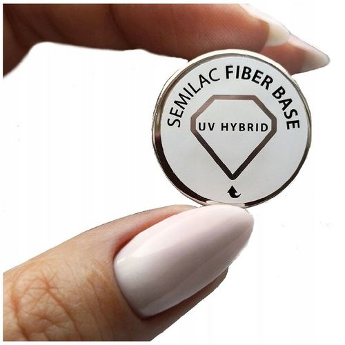 Semilac BAZA hybrydowa do paznokci FIBER mleczna 7ml na Arena.pl