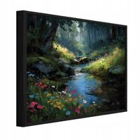 Obraz W Ramie Na Płótnie Do Sypialni Salonu Las 120x80