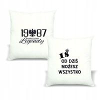 Poduszka z nadrukiem PREZENT NARODZINY LEGENDY