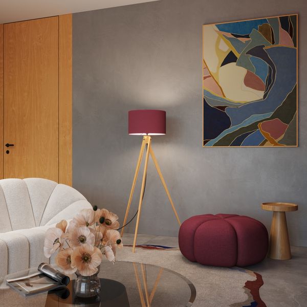 Lampa podłogowa NATT burgund zdjęcie 13