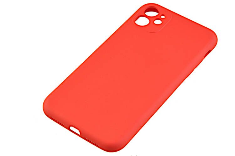 Etui silikonowe Tint do Apple iPhone 11 czerwony zdjęcie 1