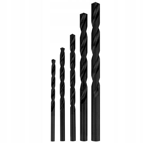 ZESTAW WIERTEŁ DO METALU DREWNA PLASTIKU HSS 4-10 mm 5 szt. VERGIONIC na Arena.pl