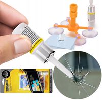 ZESTAW NAPRAWCZY SZYBY SAMOCHODOWEJ KLEJ DO SZYB NAPRAWY SZYB ODPRYSKÓW