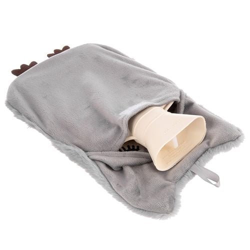 Termofor Sowa w Pokrowcu Sweterku Podogrzewacz Gumowy na Wodę do Ogrzewania na Arena.pl