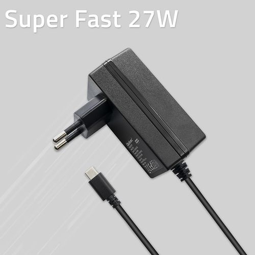 Qoltec Ładowarka Super FAST PD do Raspberry PI 5 USB-C 27W 5.1V 5A Czarna na Arena.pl