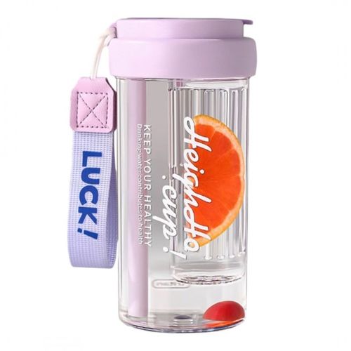 Butelka na wodę z koszyczkiem i słomką 600 ML Simple BD32FIO na Arena.pl