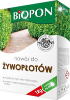 NAWÓZ MINERALNY DO KRZEWÓW I DRZEW ŻYWOPŁOTÓW PREPARAT BIOPON GRANULAT 1 KG