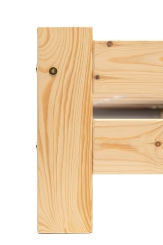 Łóżko sosnowe nielakierowane 80 cm x 200 cm ze stelażem na Arena.pl