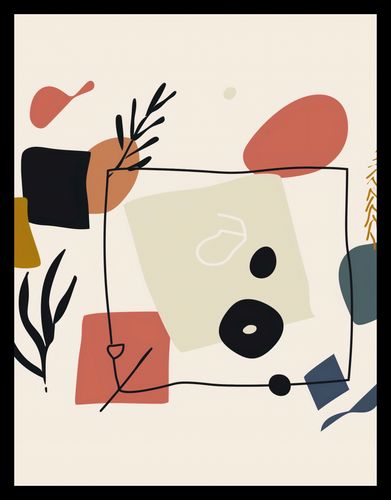 Plakat 50x65cm Abstrakcyjny Dialog na Arena.pl