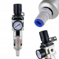 Filtr Odwadniacz Reduktor Ciśnienia Powietrza 1/4" 20um AUTOMAT