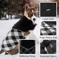 kurtka dla psa dwustronna wodoodporna m czarna