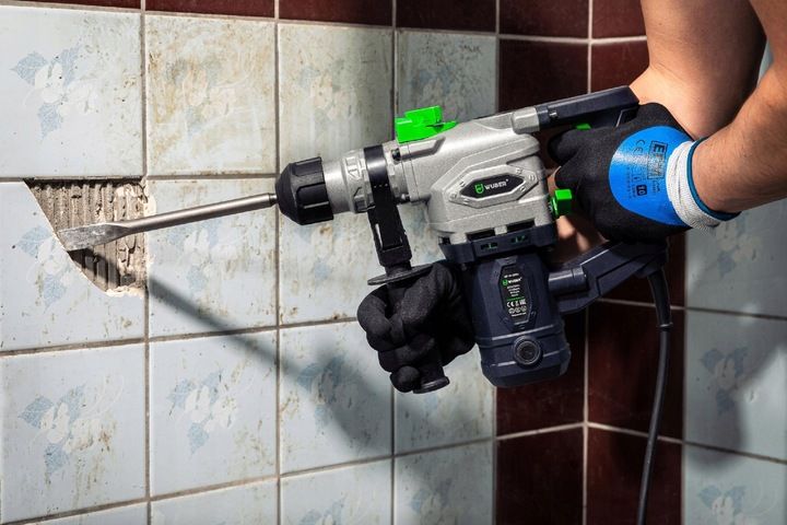 MŁOTOWIERTARKA MŁOT UDAROWY SDS+ WUBER 2100W WALIZKA ZESTAW zdjęcie 13