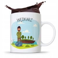 Kubek Prezent Wędkarza Rybaka Najlepszy Wędkarz Z Nadrukiem Ze Zdjęciem