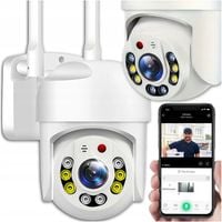 KAMERA WIFI IP SMART ZEWNĘTRZNA 1080p OBROTOWA FULL HD 2MP ZOOM 4x DETEKCJA