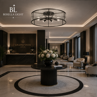 Plafon Berella Light Negros PL80 BK BL5577
