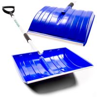 łopata do śniegu szufla zgarniacz łyżka do odśnieżania aluminiowy trzonek