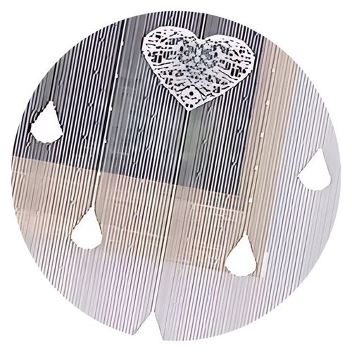 Komplet firan Trzy Serca wysokość 165 cm DomoweTekstylia | WN63TS 16K na Arena.pl