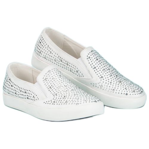 Białe trampki slipony r.39 na Arena.pl