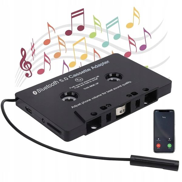ADAPTER KONWERTER TRANSMITER BLUETOOTH 5.0 BT KASETA zdjęcie 1
