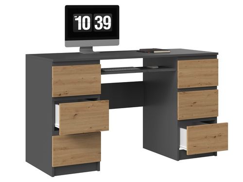 BIURKO KUBA - ANTRACYT / DĄB ARTISAN na Arena.pl