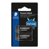 gumka do mazania czarna rasoplast staedtler b30 blister 2szt