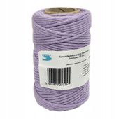 SZNUREK DEKORACYJNY BAWEŁNIANY 50MB PASTEL FIOLET TRES