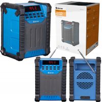 DENVER WRB-60 Radio FM Bluetooth budowlane WYTRZYMAŁE1 0W IP54 na budowę