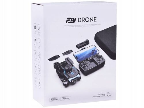 Latający Dron quadcopter Model zdalnie sterowany Składany + Kamera RC0657 na Arena.pl