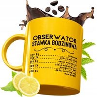 Złoty Kubek Premium Dla Obserwatora Prezent Z Nadrukiem Ze Zdjęciem