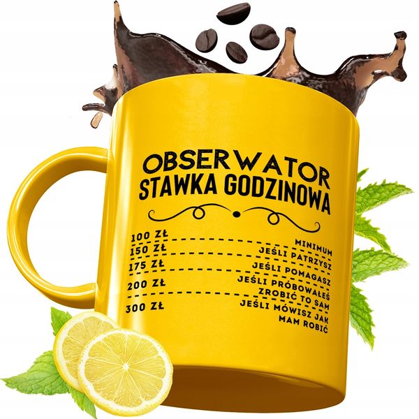 Złoty Kubek Premium Dla Obserwatora Prezent Z Nadrukiem Ze Zdjęciem zdjęcie 1