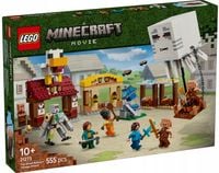 21273 - lego minecraft - atak balonowego ghasta na wioskę
