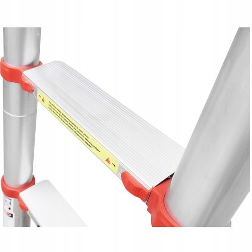 DRABINA TELESKOPOWA PRZEGUBOWA 5,0 M WZMACNIANA na Arena.pl