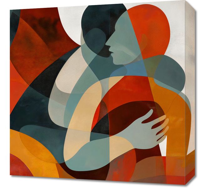 Obraz 50x50cm Objęcia zdjęcie 1