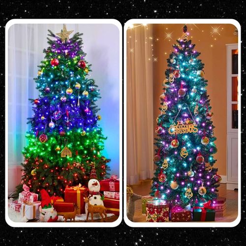 LAMPKI CHOINKOWE 100LED MULTIKOLOR ŚWIĄTECZNE SMART WIFI TUYA PILOT 10M na Arena.pl