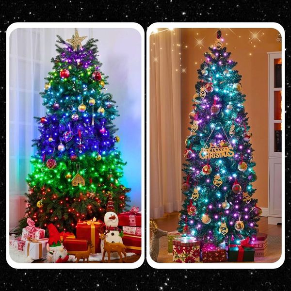 LAMPKI CHOINKOWE 100LED MULTIKOLOR ŚWIĄTECZNE SMART WIFI TUYA PILOT 10M zdjęcie 11