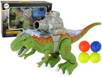 ZABAWKPOWY DINOZAUR CHODZI STRZELA ZIELONY