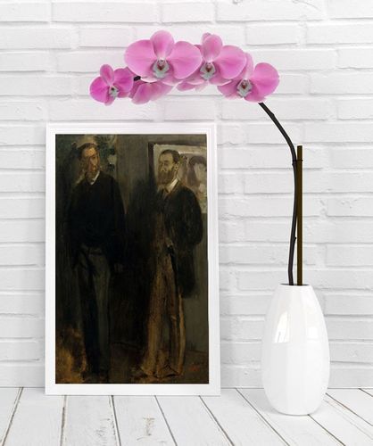 Two Men, Edgar Degas - plakat 70x100 cm na Arena.pl