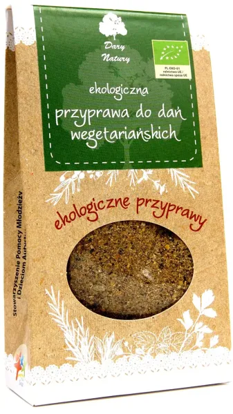 Przyprawa DO DaŃ WegetariaŃskich BIO 40 g - Dary Natury zdjęcie 1