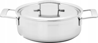 DEMEYERE INDUSTRY 5 Patelnia głęboka 2H z pokrywką 24 cm