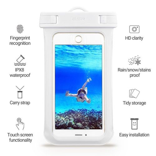 ESR UNIVERSAL WATERPROOF CASE WHITE na Arena.pl