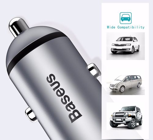 BASEUS | ŁADOWARKA SAMOCHODOWA | 2X USB | 3.1A na Arena.pl