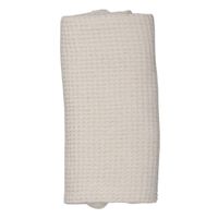 Ręcznik Lniany Waflowy 100% Len PREMIUM 50x100 Ecru Ekologiczny