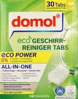 DOMOL EKOLOGICZNE TABLETKI DO ZMYWARKI 30 SZT