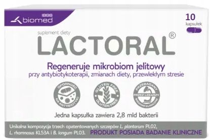 3x lactoral probiotyk 10 kapsułek na Arena.pl