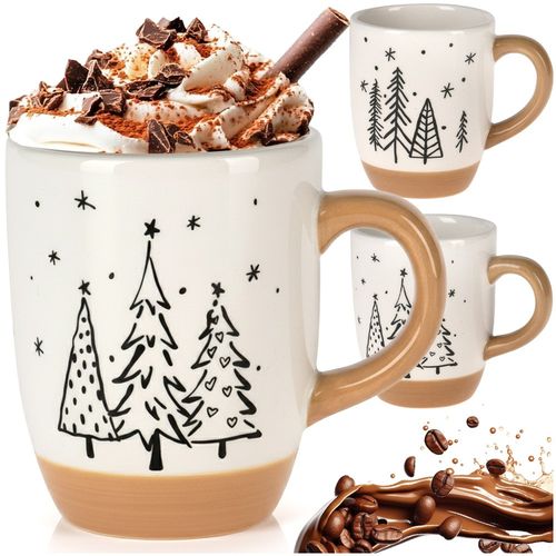 Kubek ceramiczny choinka 330 ml na Arena.pl