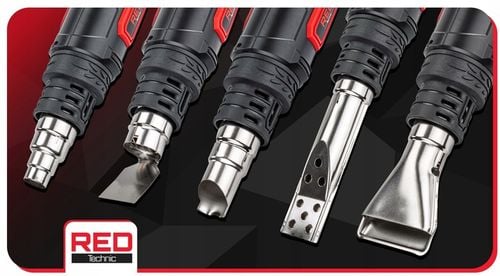 OPALARKA ELEKTRYCZNA Z REGULACJĄ 2 BIEGI LCD 50-650°C 2200W MOCNA +5 na Arena.pl