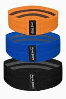 AQUA-SPORT ZESTAW 3 GUMY OPOROWE TAŚMY MATERIAŁOWE DO ĆWICZEŃ