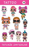 Tatuaże zmywalne LOL Suprise