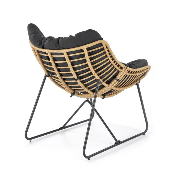 Fotel Vasari rattan na płozach zdjęcie 3